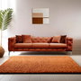 Atelier Del Sofa Como - Sofá de 3 Plazas Naranja